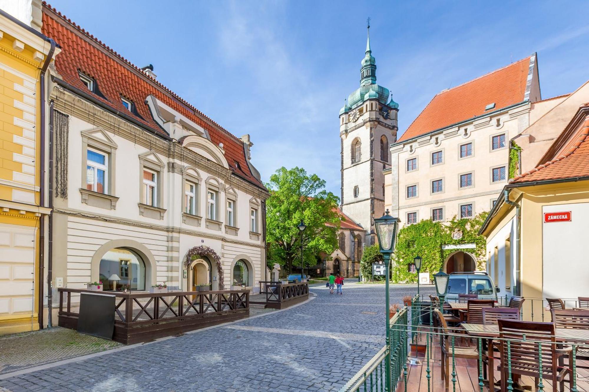 Hotel U Rytire Mělník Exteriör bild