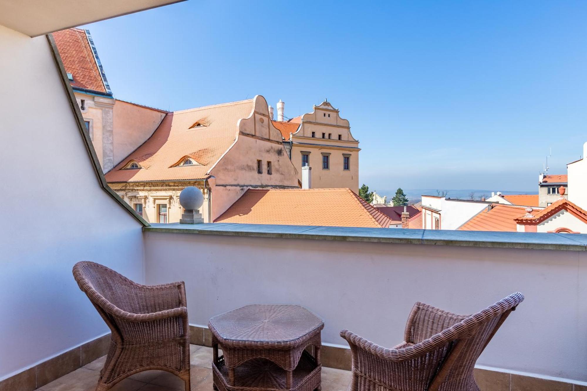 Hotel U Rytire Mělník Exteriör bild