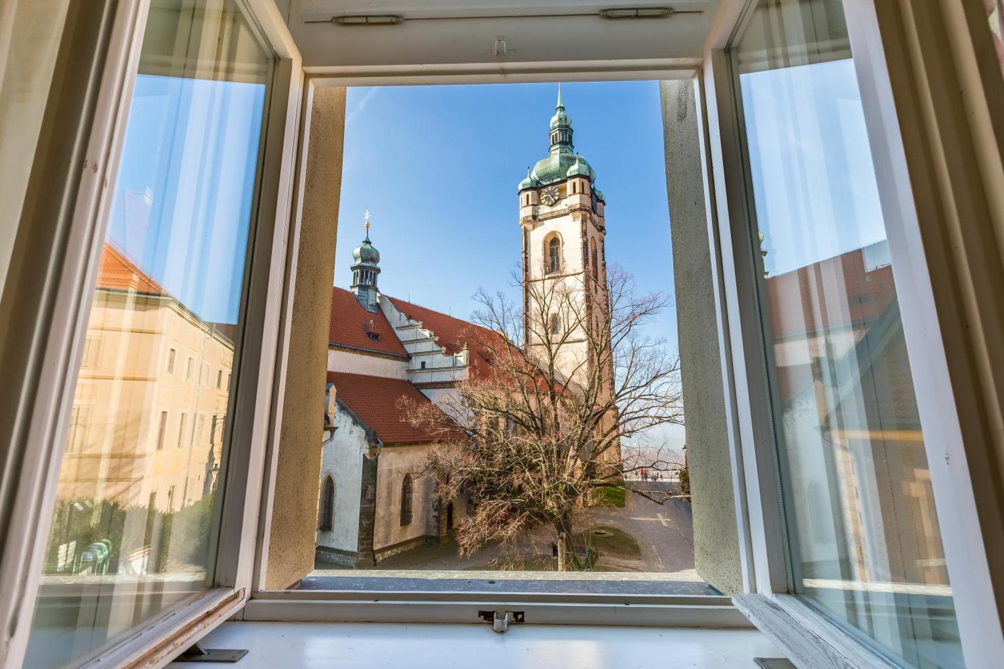 Hotel U Rytire Mělník Exteriör bild